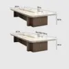 Large Minimalist Negotiation Table - Maoters Large Minimalist Negotiation Table - Maoters