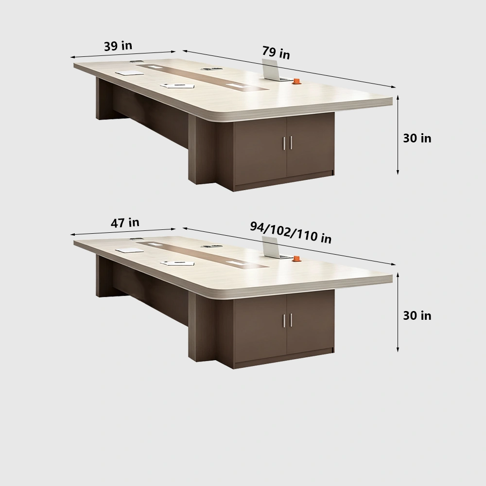 Large Minimalist Negotiation Table - Maoters Large Minimalist Negotiation Table - Maoters