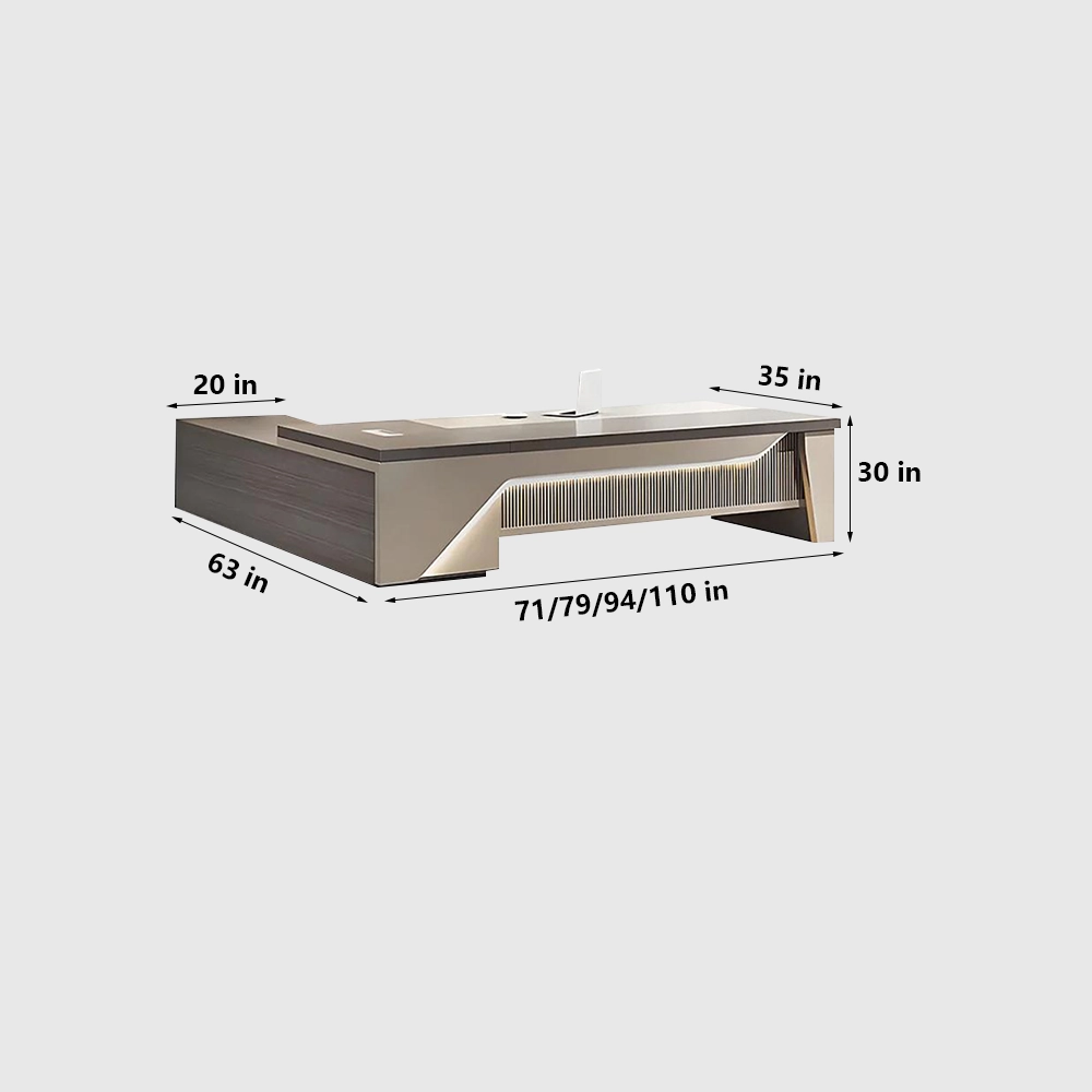 Elegant Luxurious Office Manager Desk