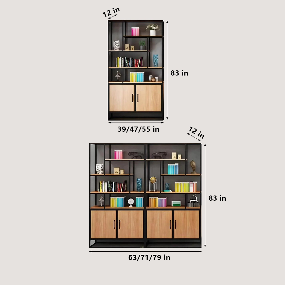 Industrial-Style Solid Wood Executive Desk - Maoters Industrial-Style Solid Wood Executive Desk - Maoters