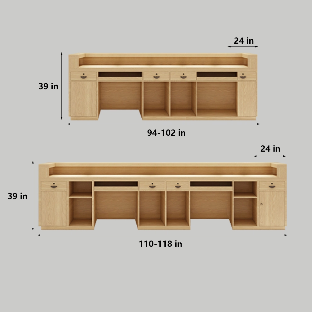 Chinese Vintage Reception Desk Chinese Vintage Reception Desk