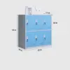 Backpack Cabinet, Employee File Cabinet, Lockable Storage Locker