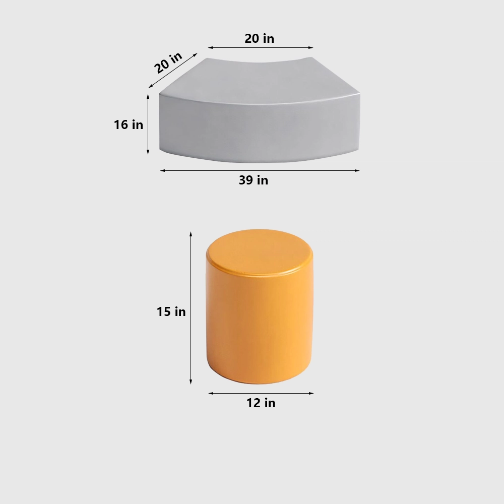 Creative Curved Circular Sofa Set - Enhance Your Space