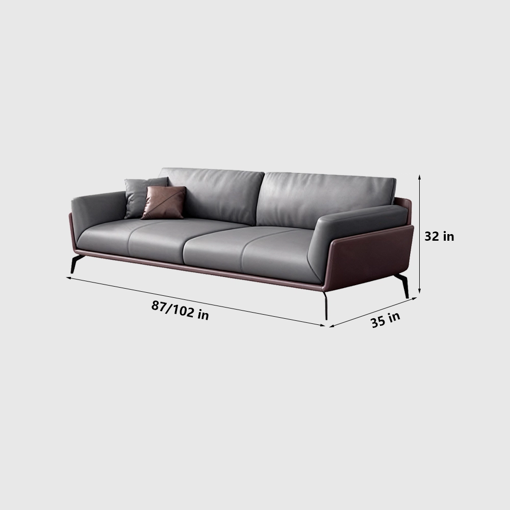 Simple Business Leather Sofa - Maoters Simple Business Leather Sofa - Maoters