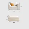 White Upholstered Performance Sofa - Maoters