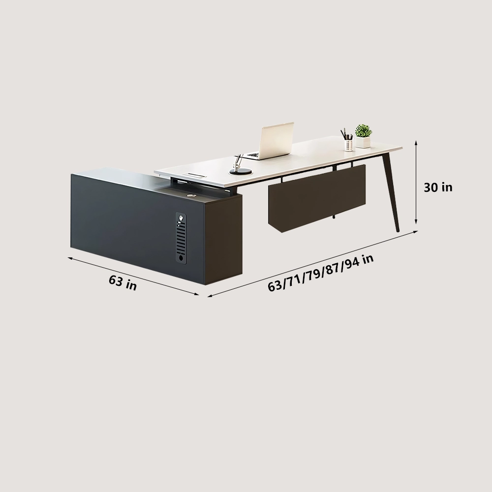 Executive Office Desk Computer Table - Elegant Workstation Executive Office Desk Computer Table - Elegant Workstation