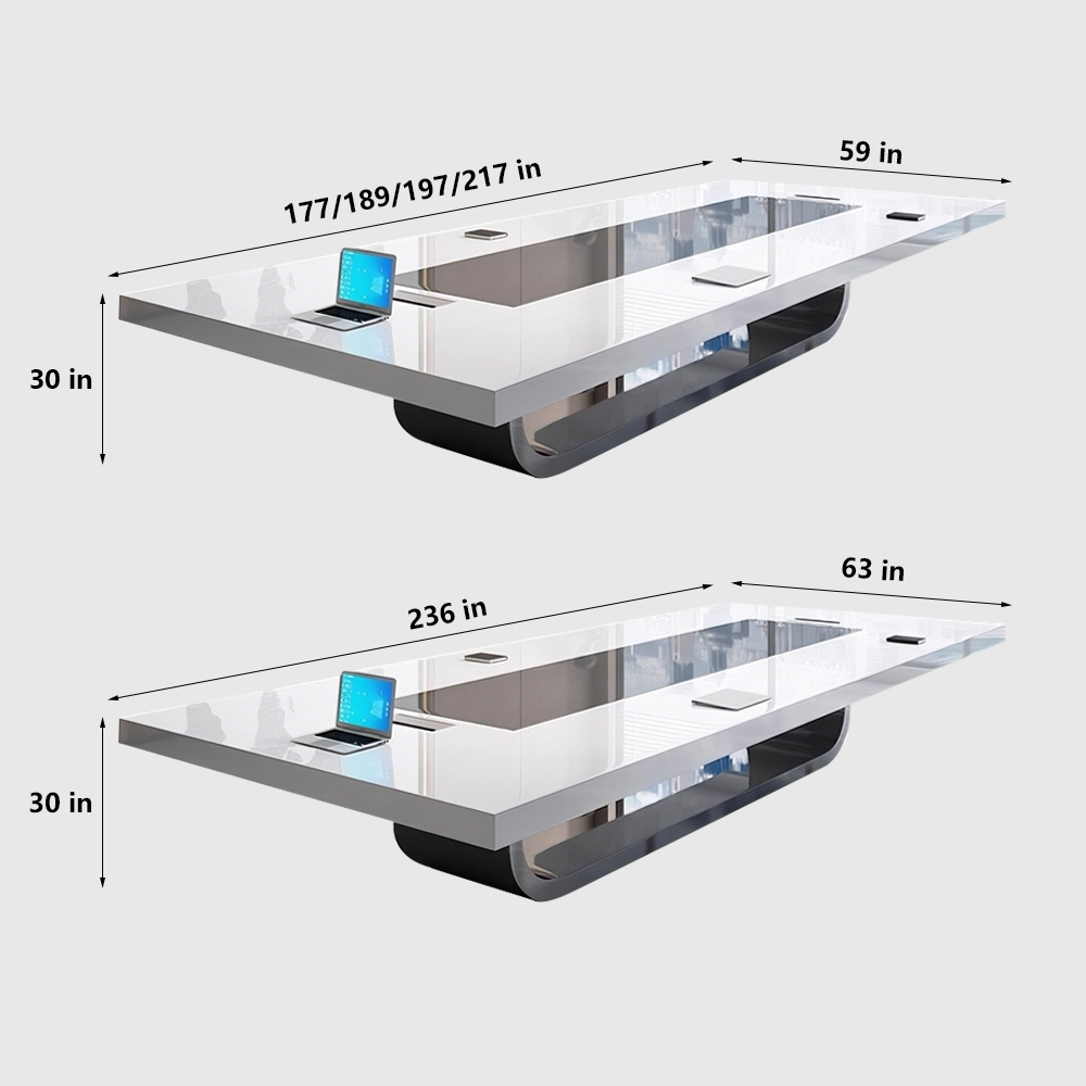 Luxurious Baked Paint Conference Table