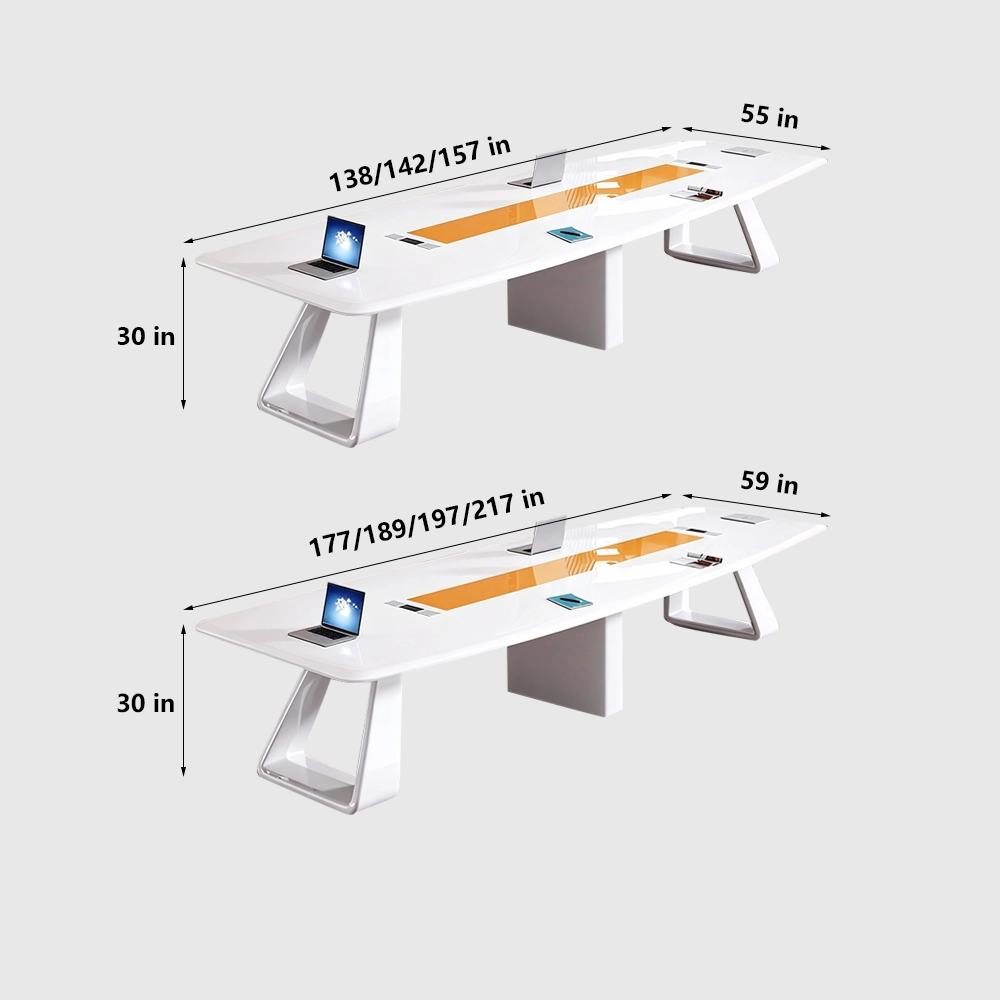 Stylish Lacquered Conference Table - Maoters