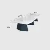 Stylish Large White Painted Conference and Multi-Person Office Desk