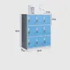 Backpack Cabinet, Employee File Cabinet, Lockable Storage Locker