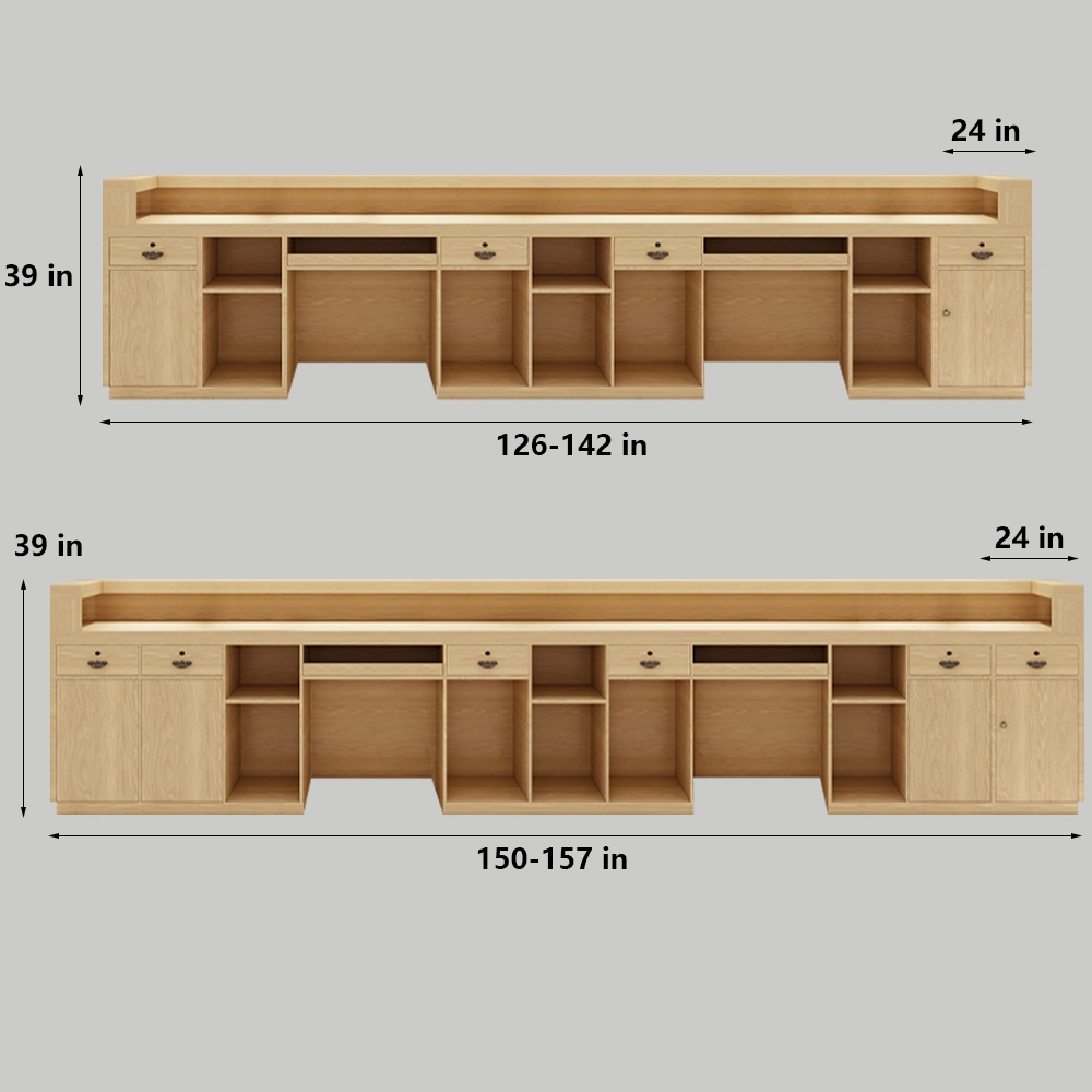 Chinese Vintage Reception Desk Chinese Vintage Reception Desk