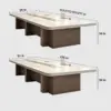 Large Minimalist Negotiation Table - Maoters Large Minimalist Negotiation Table - Maoters