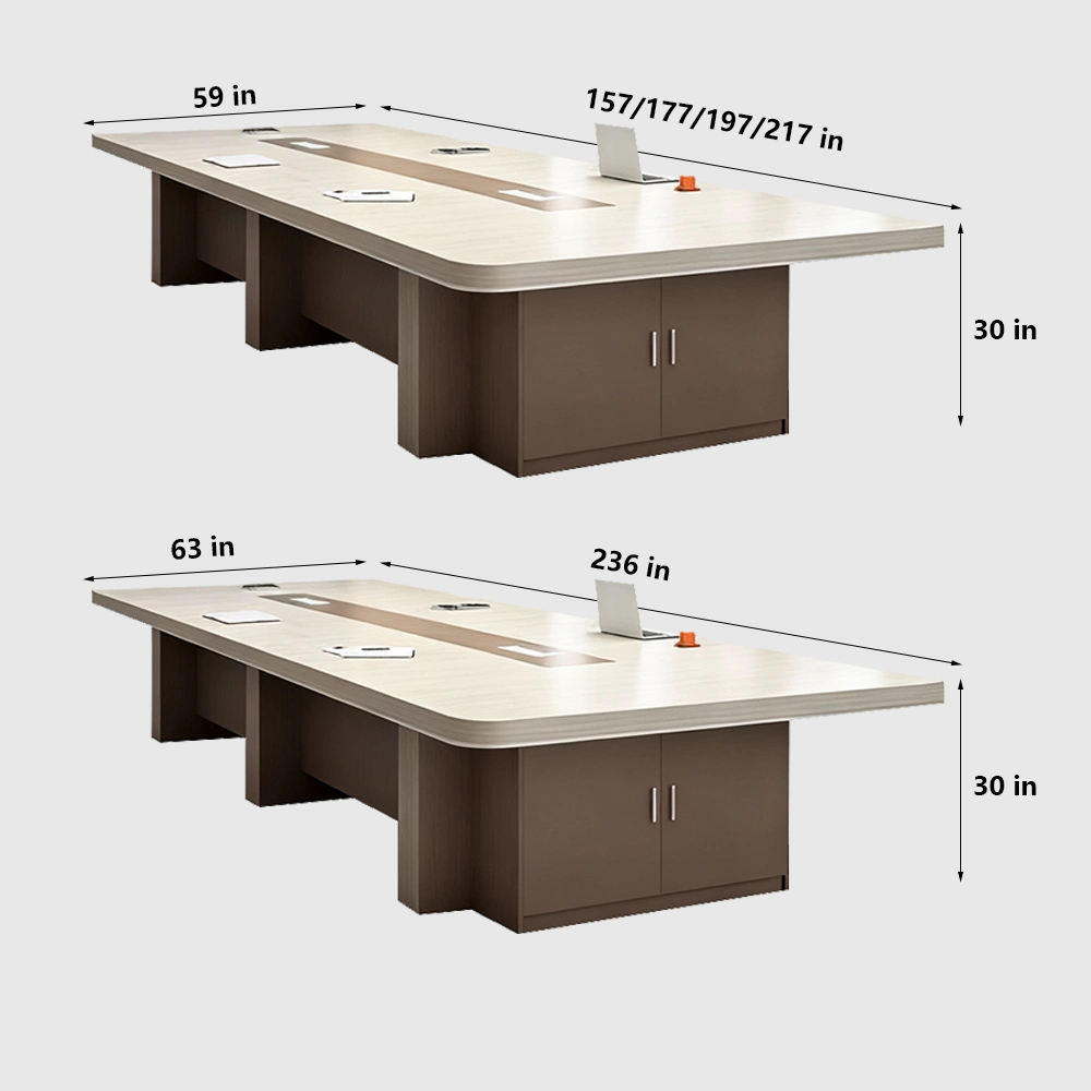 Large Minimalist Negotiation Table - Maoters Large Minimalist Negotiation Table - Maoters