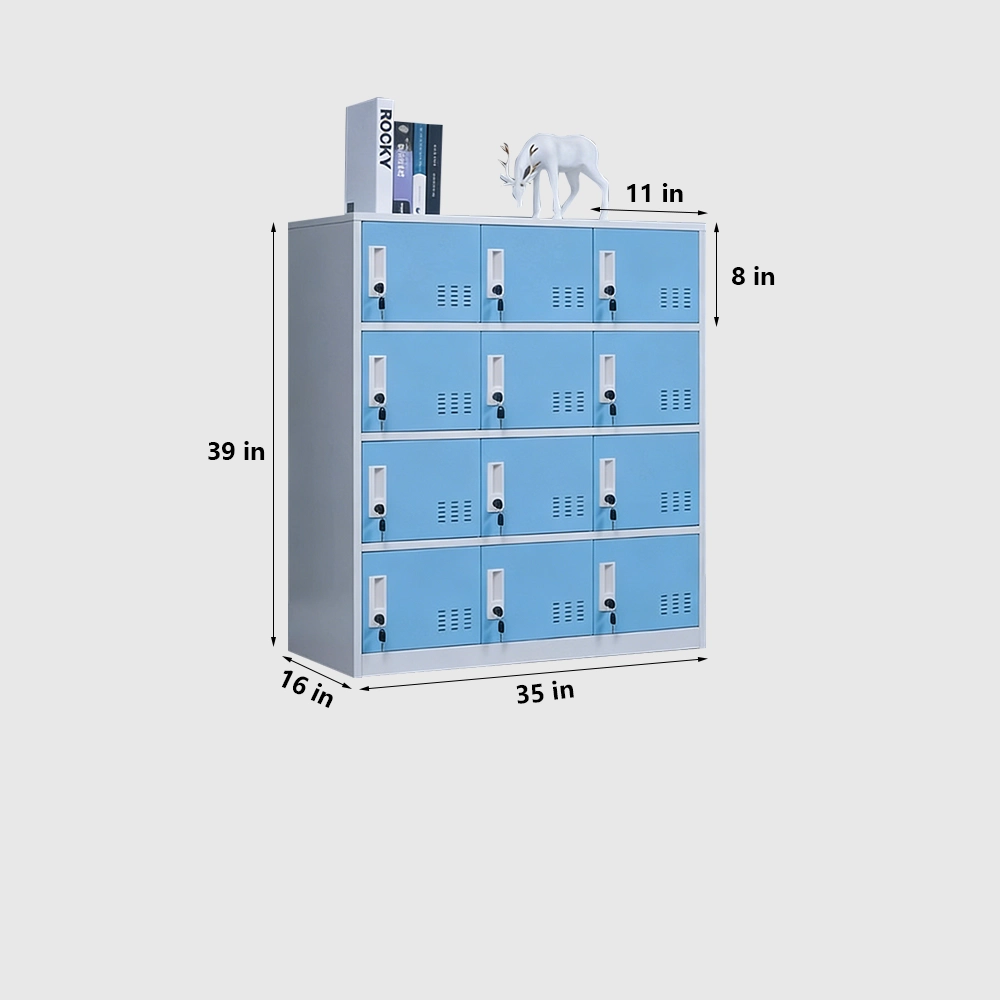 Backpack Cabinet, Employee File Cabinet, Lockable Storage Locker