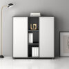 Secure Wooden Office Storage Cabinet with Lock - Maoters