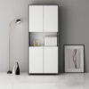 Secure Wooden Office Storage Cabinet with Lock - Maoters