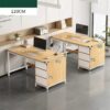 Simple Modern Desk and Chair Set with Steel Frame - Maoters