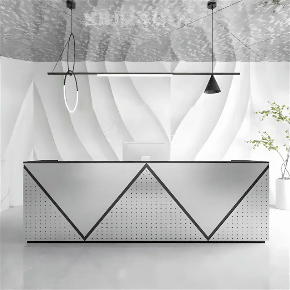 Simple Modern Light Luxury Reception Desk