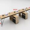 Simple Staff Desk, Free Combination - Steel Legs - Maoters