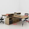 Simple Staff Desk, Free Combination - Steel Legs - Maoters