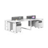 Simple Staff Desk - Free Combo with Lock & Partition - Maoters