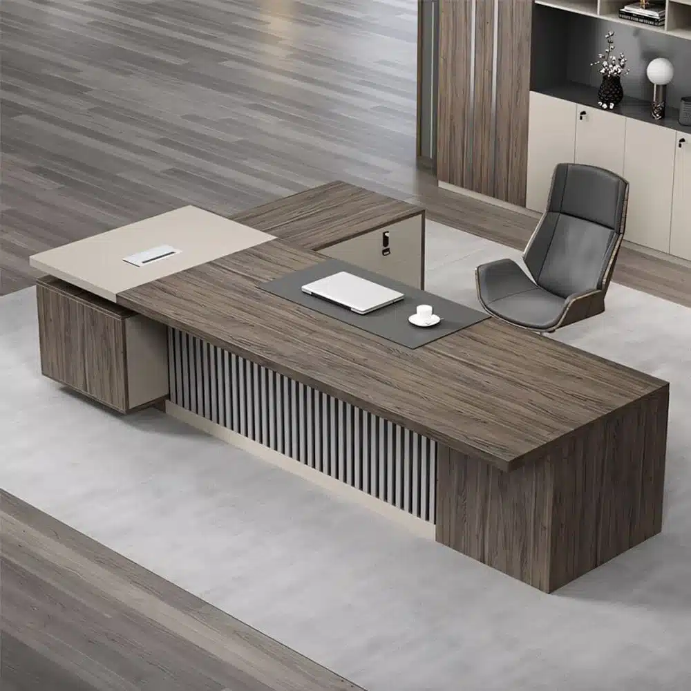 Sleek Modern Executive Desk - Premium Quality Sleek Modern Executive Desk - Premium Quality