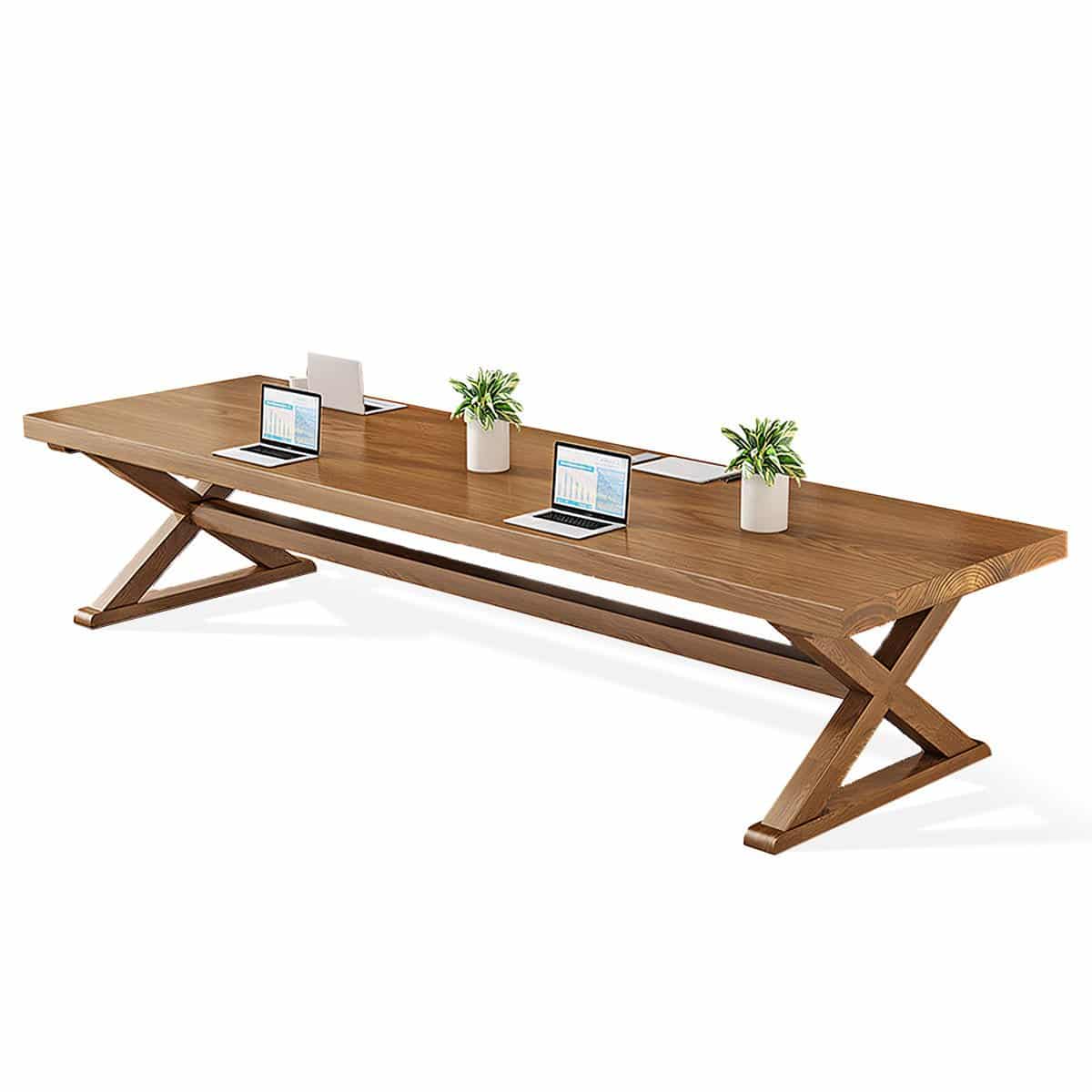 Sleek Solid Wood Conference Table - Maoters - Maoters