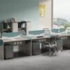 Staff Desk Filing Cabinet Combination - Maoters
