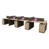 Steel Wooden Desk & Chair Set - Maoters - Maoters