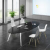Stylish Oval Conference Table - Perfect for Meetings - Maoters
