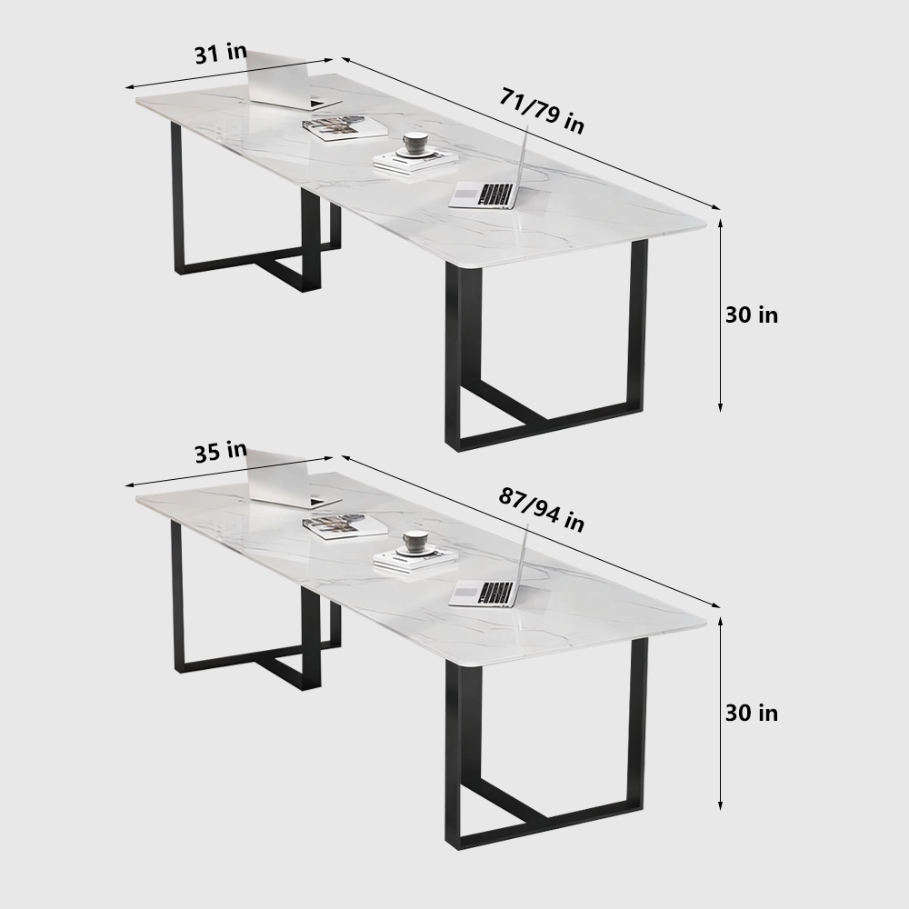 Stylish Marble Conference Table – Office Desk