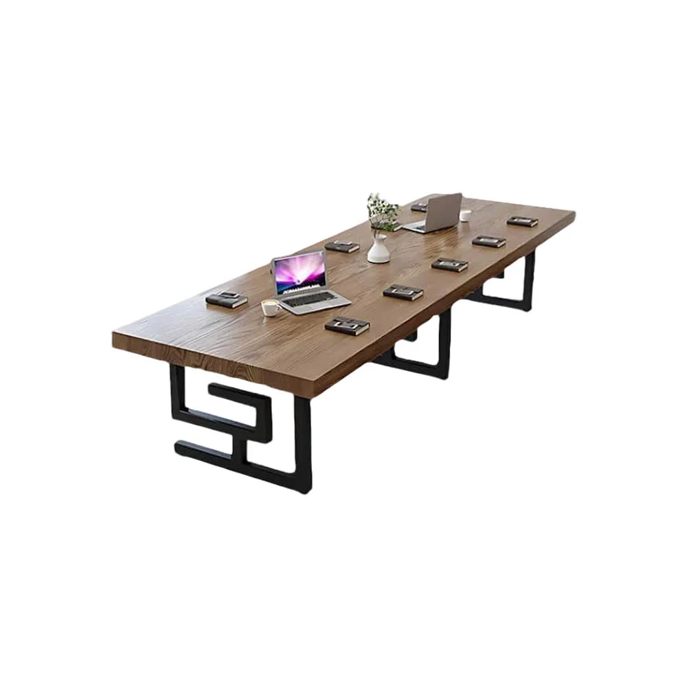 Nordic-Inspired Simplistic Solid Wood Conference Table
