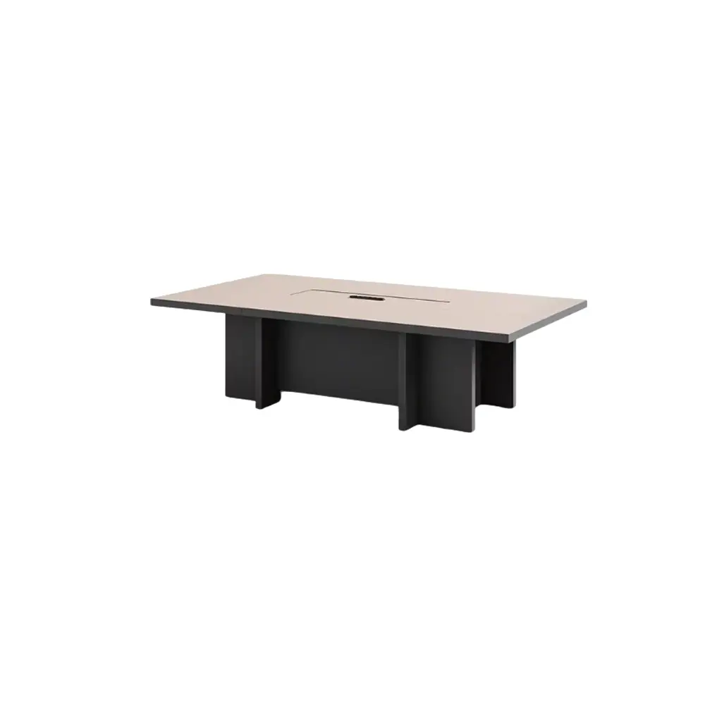 Modern Rectangular Thickened Conference Table