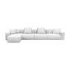 Wide Armrests Velvet Luxury Sofa - Maoters