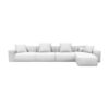 Wide Armrests Velvet Luxury Sofa - Maoters