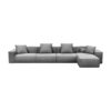 Wide Armrests Velvet Luxury Sofa - Maoters