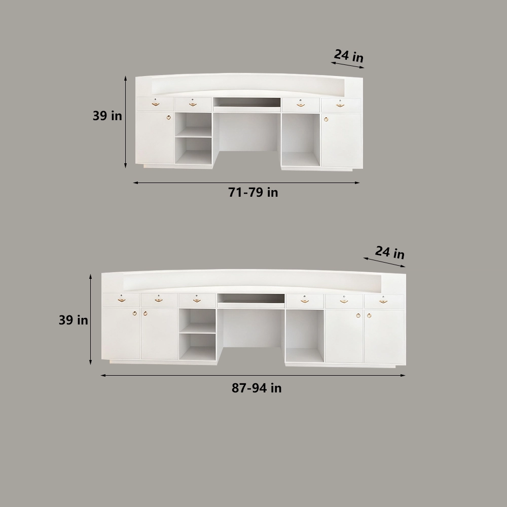 Simple Modern Round Bar Cashier Table - Maoters Simple Modern Round Bar Cashier Table - Maoters