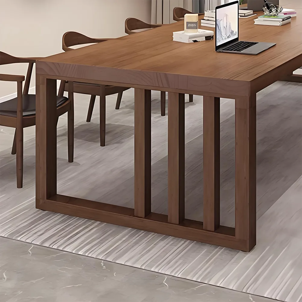 Modern Simple Solid Wood Long Conference Table - Maoters