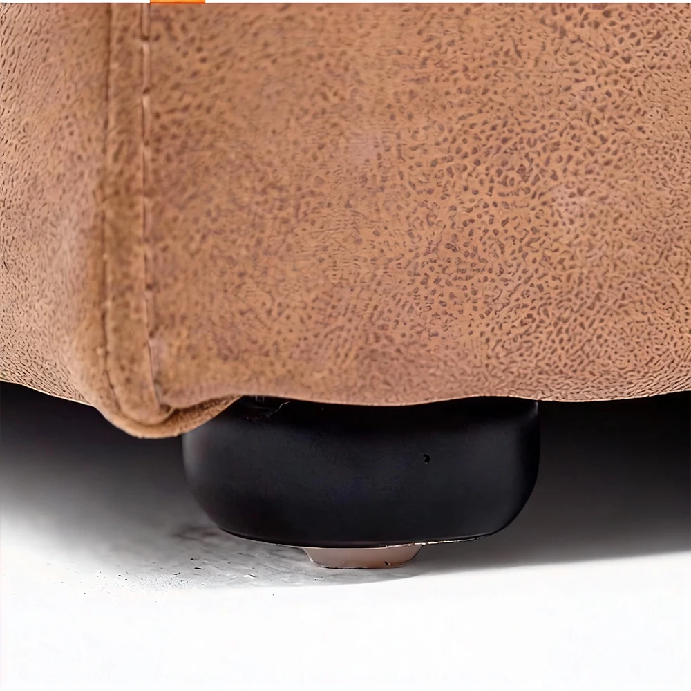 Minimalist Sectional Couch Brown Sofa