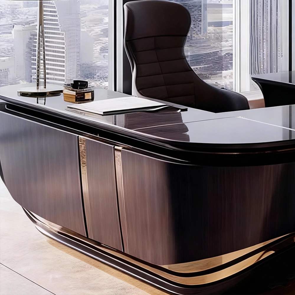 U-Shaped Office Desks in Luxe Design