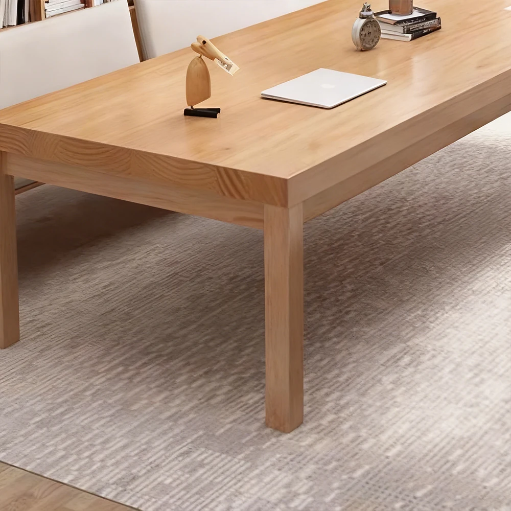 Elegant Solid Wood Minimalist Conference Table - Maoters Elegant Solid Wood Minimalist Conference Table - Maoters