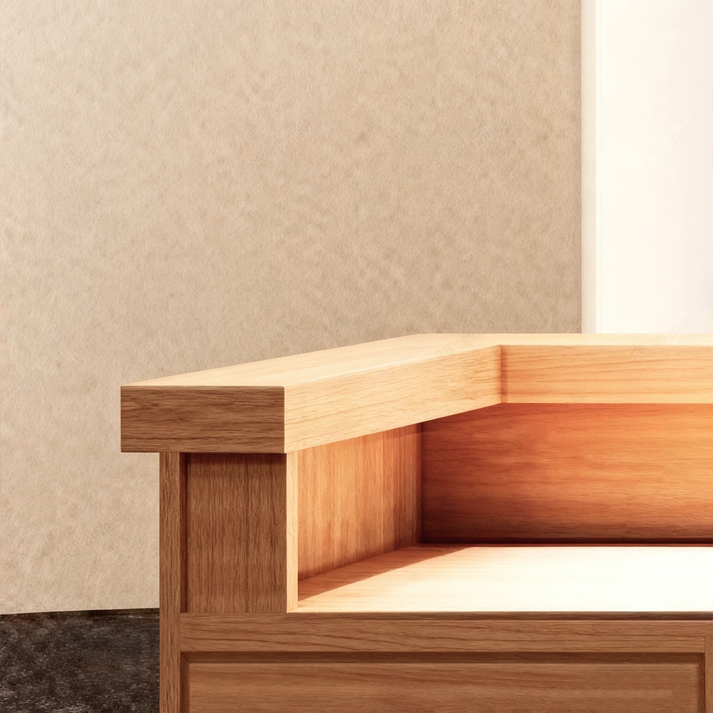 Vintage Art Multifunctional Reception Desk - Maoters Vintage Art Multifunctional Reception Desk - Maoters