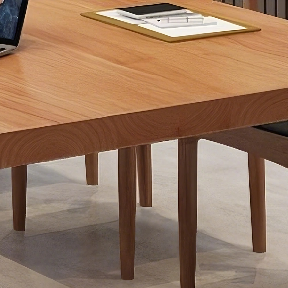 Industrial Style Solid Wood Conference Table - Maoters Industrial Style Solid Wood Conference Table - Maoters