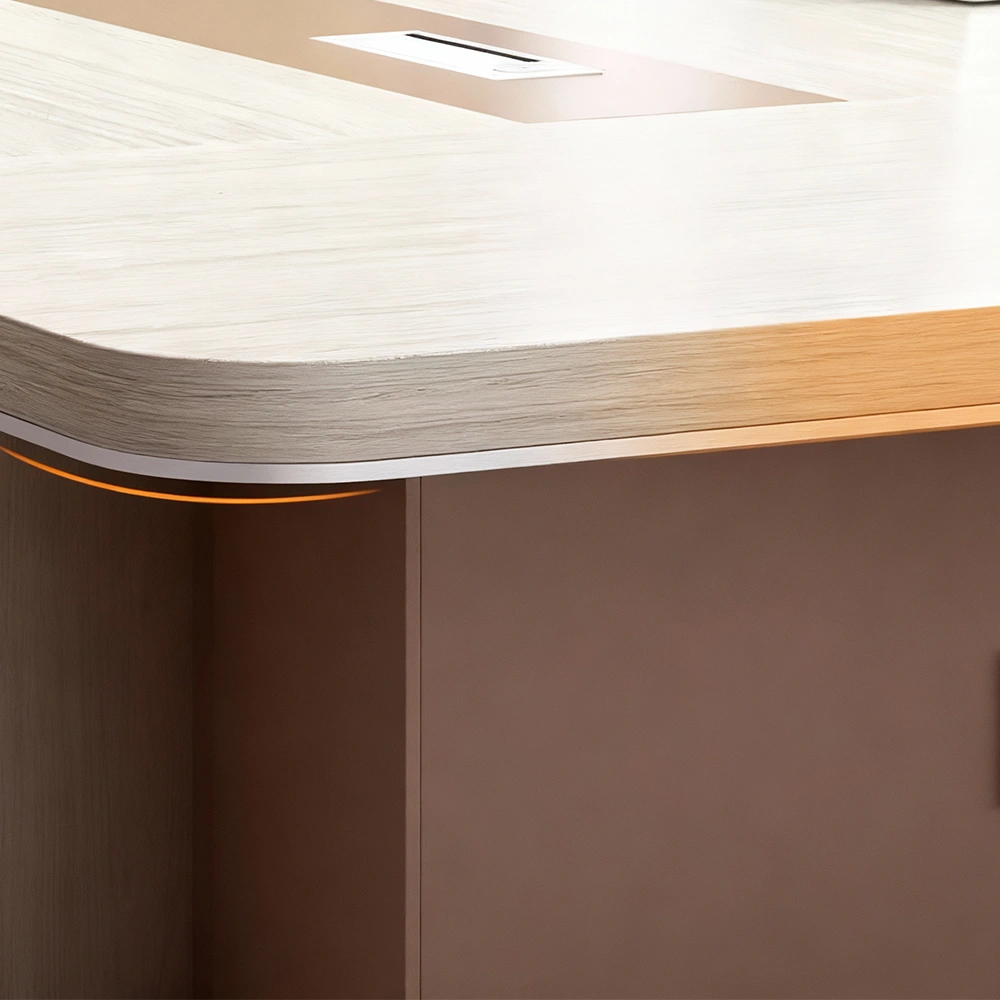 Large Minimalist Negotiation Table - Maoters Large Minimalist Negotiation Table - Maoters