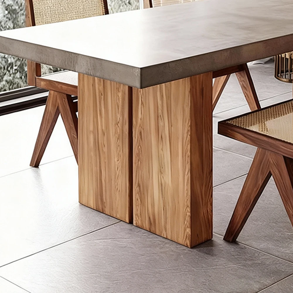 Minimalist Solid Wood Conference Table - Maoters