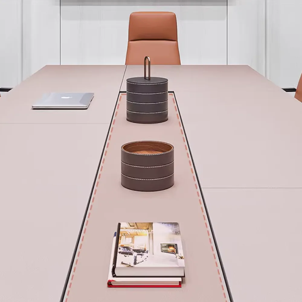 Modern Rectangular Thickened Conference Table
