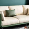 Modern Upholstered Leather Sofa