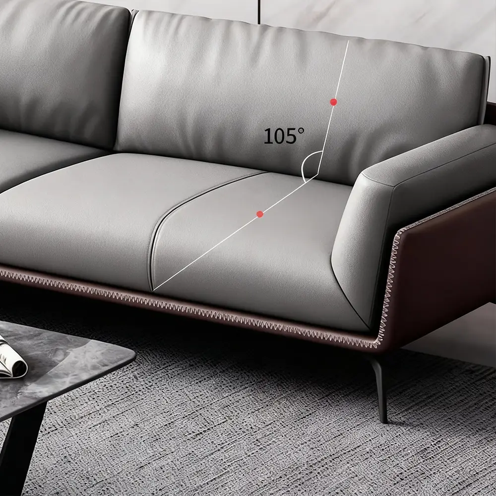 Simple Business Leather Sofa - Maoters Simple Business Leather Sofa - Maoters