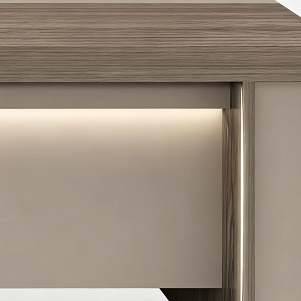 LED Executive Desks with Managerial Chair Sets for Office