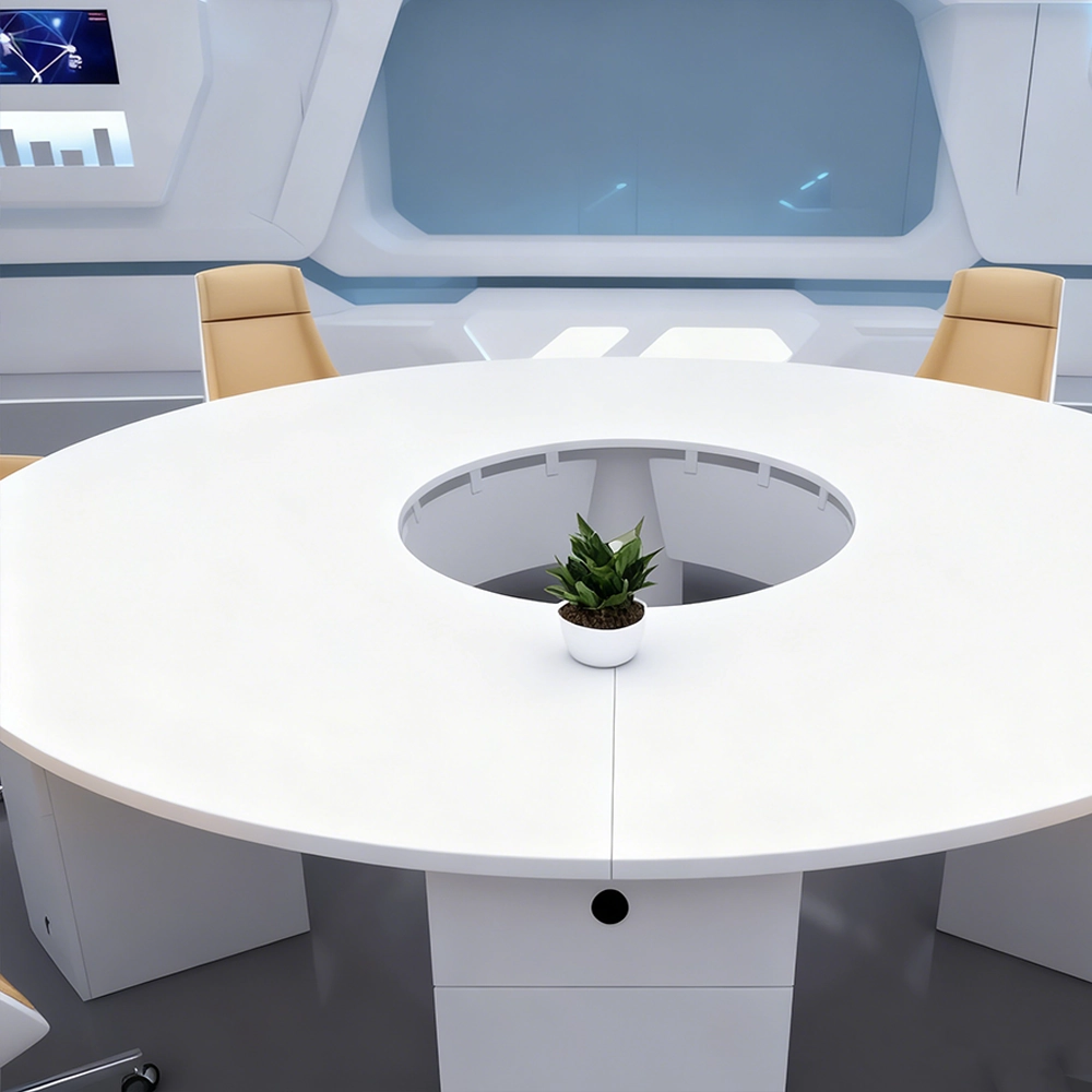 Creative Curved Staff Office Desk - Round Workstation Creative Curved Staff Office Desk - Round Workstation